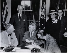 The signing of the Declaration of Philadelphia