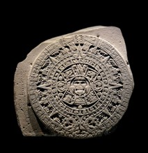 The Aztec calendar stone, Sun stone,