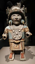 post-classical, Mayan, Anthropomorphic (ceramic) incense burner