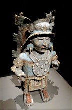 post-classical, Mayan, Anthropomorphic (ceramic) incense burner