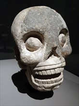 Mayan fleshless head or skull, from Uxmal