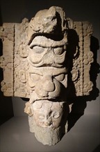 Fragment of a Mayan sculpture of a Great lord or leader