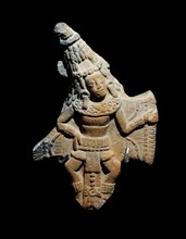 ceramic figurine of a Mayan dancer