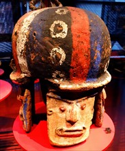 Wooden tribal mask from Malekula Island