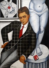 Portrait of Metzinger 1926 (Jean metzinger 1883-1956 Artist) by Suzanne Phoca