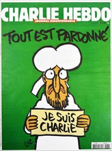 Front Cover of 'Charlie Hebdo' Magazine.