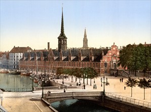 The Exchange hall, Copenhagen, Denmark 1900