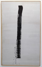 Etc. IV, 30.3.1967 Chinese crayon on canvas by Jean Degottex 1918 -1988