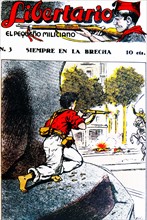 Libertario Magazine published during the Spanish Civil war