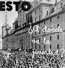 Spanish right wing poster for the election of 1932