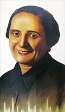 1936 poster portraying Isidora Dolores Ibarurri Gómez (1895 – 1989)