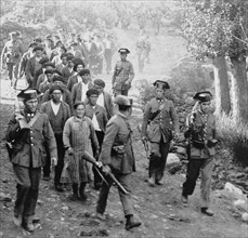 Spanish Miners arrested for striking in the Asturias region during 1936