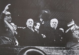 Martinez Barrio President of the Cortes with Miguel Azana 1935