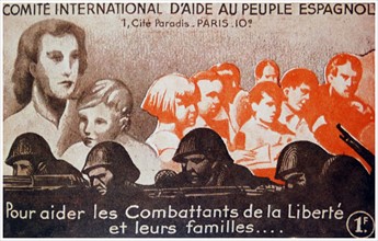 Postcard published in France by the left wing