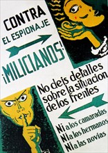 Republican Propaganda poster during the Spanish Civil War.