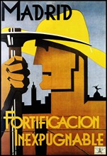 Republican Propaganda poster Madrid.