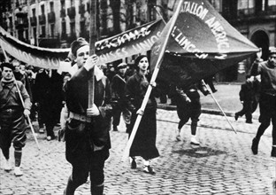 The American Lincoln battalion of the International Brigades