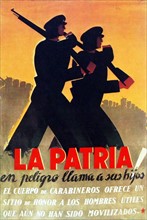 Spanish Civil War propaganda poster