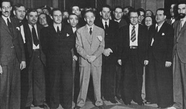 Meeting of Basque leaders during the Spanish Civil War.