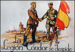 departure of a German Condor Legion, during the Spanish Civil War