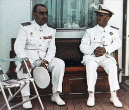 Admiral Luis Carrero Blanco, (1904 – 1973) and General Francisco Franco