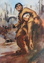 Italian volunteer fighting in the Nationalist army during the Spanish Civil War
