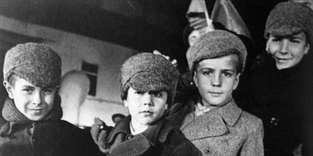 evacuees in Russia (USSR), during the Spanish Civil War