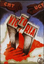 CNT (Anarchist) propaganda poster during the Spanish Civil War