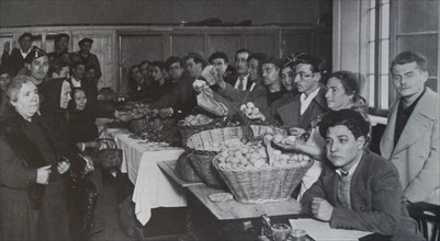 Communal food bank, during the Spanish Civil War