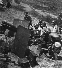 republican forces use artillery, during the Spanish Civil War