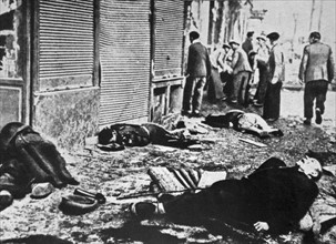 nationalist air raid on Barcelona in 1938, during the Spanish Civil War
