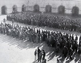 prisoners in Barcelona at the end of the Spanish Civil War