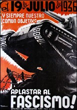 Spanish Civil War propaganda poster.