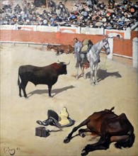Bulls'1886, by Ramon Casas 1866-1932