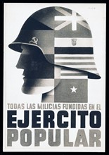 Spanish Civil War, Republican propaganda poster