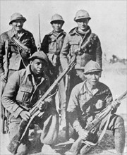 Volunteers from the Americas, Africa, Asia and Europe in the International Brigade, during the Spanish Civil War