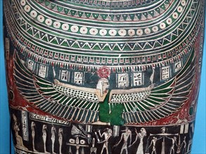 Painted wooden coffin of Itineb