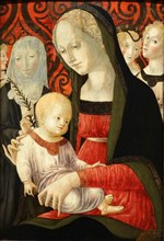 Virgin and Child with Saint Catherine and angels by Francesco di Giorgio Martini, 1490