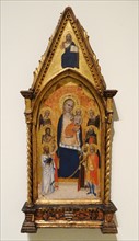 Virgin and Child between angels and saints by Niccolo di Tommaso