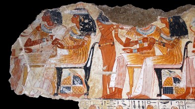 Fresco from the tomb of Nebamun. Thebes, Egypt 18th Dynasty, around 1350 BC