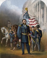 General Ulysses S. Grant standing at the U.S. Capitol