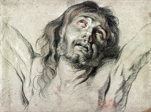 Head of Christ on the cross