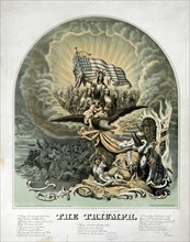 American Civil War allegory: Triumph by Morris Traubel,
