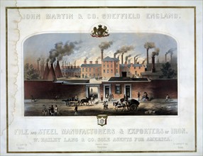 Advertisement for John Martin & Co., Sheffield, England