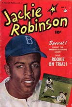 Back cover of Jackie Robinson comic book