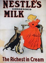 Poster advertising for Nestlé's Condensed Milk