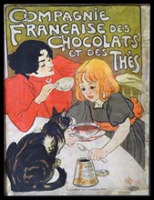Poster advertising for French chocolates