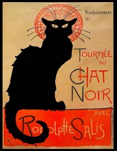 Black Cat Tour by Théophile Alexandre Steinlen
