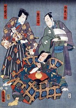 Yuranosuke, Kumagai and Jiraiya by Utagawa Kunisada