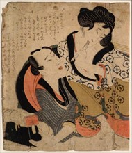 After the mizuage (deflowering) attributed to Yanagawa Shigenobu
